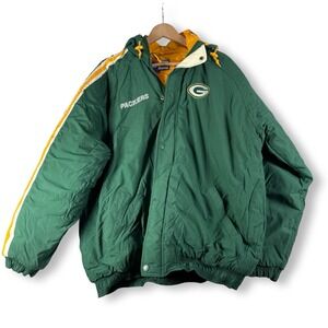 Vintage Greenbay Packers Starter Coat Jacket Sz XL